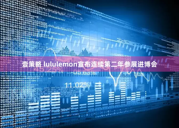壹策略 lululemon宣布连续第二年参展进博会