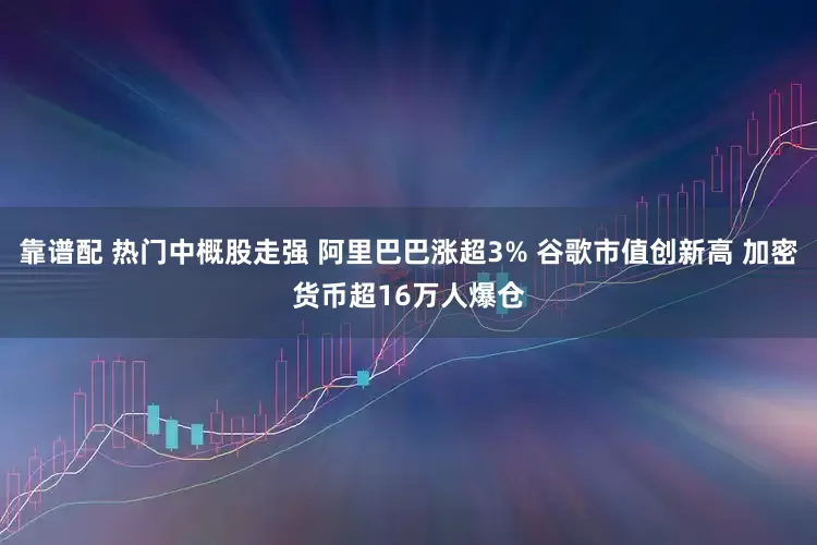 靠谱配 热门中概股走强 阿里巴巴涨超3% 谷歌市值创新高 加密货币超16万人爆仓